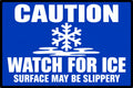 Caution Watch For Ice 4x6 vinyl sticker