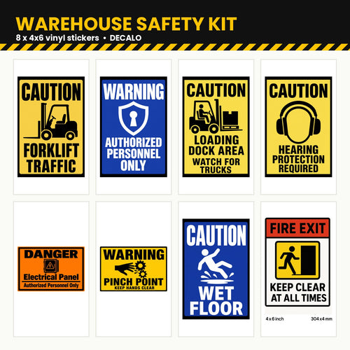 Warehouse & Forklift Stickers